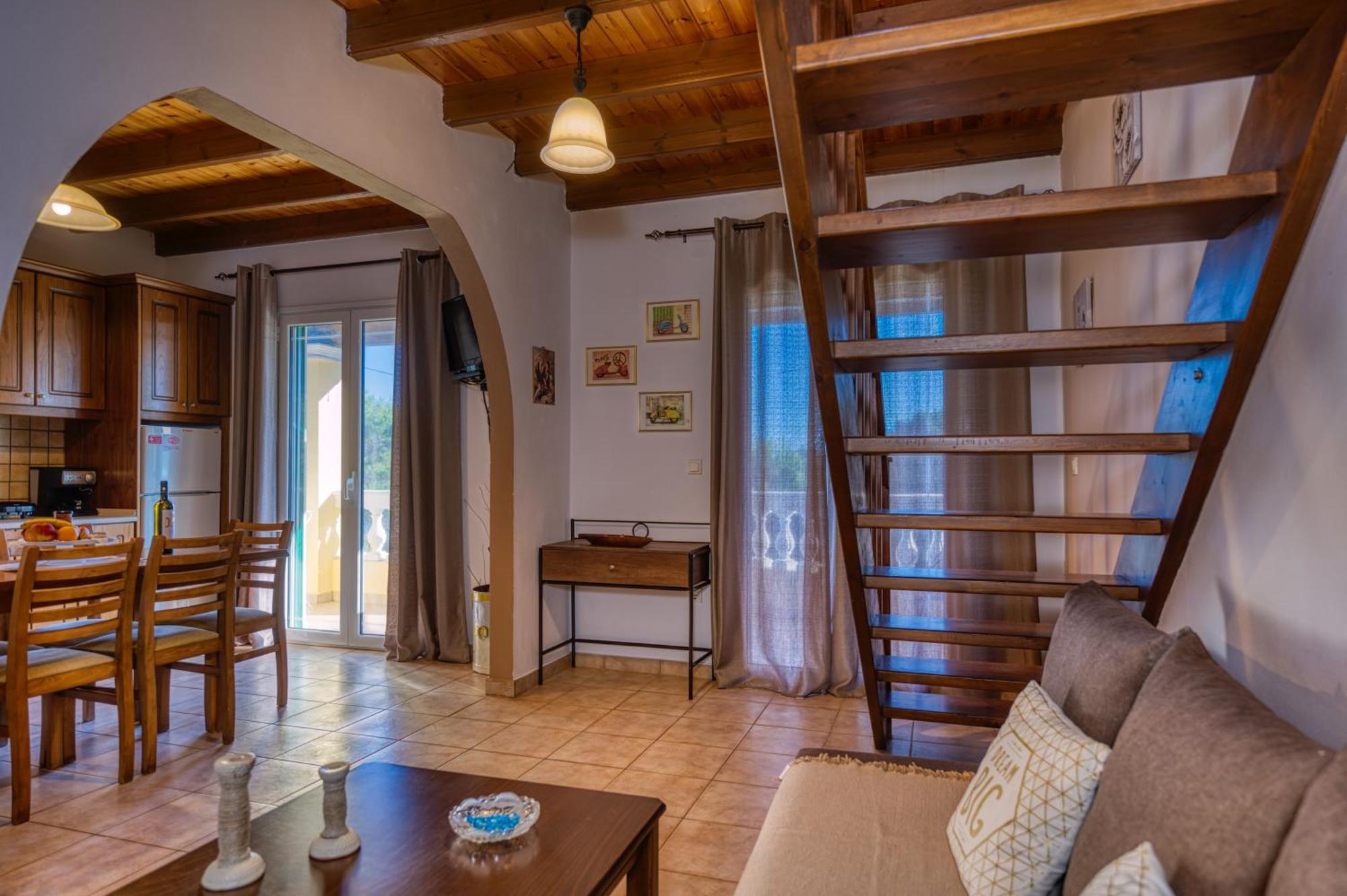 Stefanias Appartments Agios Matthaios  ภายนอก รูปภาพ
